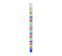 Legami – Stylo gel effaçable Llama – Encre thermosensible noire – Pointe 0,7 mm