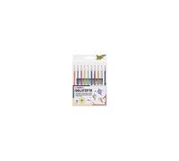 Stylo gel GLITTER, couleurs assorties, étui de 10