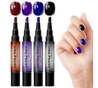 Stylo Gel Ongles 4 Pièces Nail Design Halloween DIY