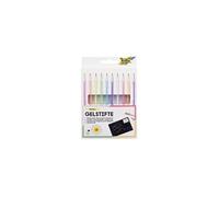 Stylo gel PASTELL, couleurs assorties, étui de 10