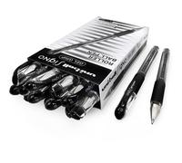 Stylo Gel Rollerball Uni-Ball UM-151S 0,7mm Noir Pack de 12 + 2 Gratuits