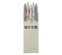 Stylo gel - Séchage rapide, fin, kit d'écriture lisse, fût souple, stylo roller Knock - Stylo à bille - Mémo - Pour prendre des provisions, stylo journal, outils d'apprentissage et de bureau, kit de