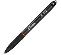 Stylo Gel - SHARPIE - S-Gel Recharge 0,7 mm - Encre Rouge - Pointe Moyenne - Rechargeable