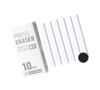 Stylo gomme à bouton-poussoir rétractable avec pointe de précision pour un retrait propre des marques de crayon, boîtier de construction en plastique, correction rétractable