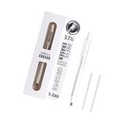 Stylo gomme avec coque de construction sans danger pour les enfants, action d'effacement lisse, outil de poche rétractable, outil de papeterie