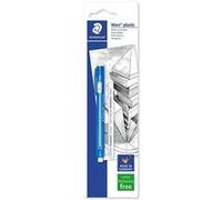 Staedtler – Stylo gomme Mars Plastic – Gomme blanche – Avec recharge