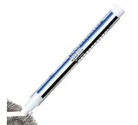 Stylo-gomme Tombow MONO Stick bleu-blanc-noir, gomme de précision avec pointe de 6,7 mm, rechargeable, mécanisme à pression, sans phtalates [EH-KM01]