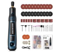 Stylo graveur électrique avec 50 embouts, outil multifonction sans fil avec batterie, outils rotatifs, outil de polissage, stylo graveur sans fil, kit d'outils de gravure pour polir/percer/fraiser