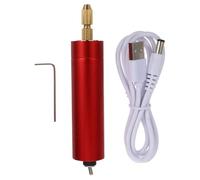 Stylo Graveur Électrique Mini DIY pour Verre et Métal, Rouge