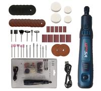 Stylo de gravure à batterie multifonction - Mini outil rotatif avec 50 accessoires - Kit d'outils de gravure à 3 vitesses - Stylo de gravure électrique pour perçage, gravure, polissage, meulage