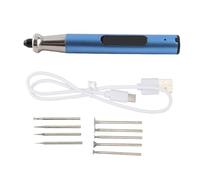 Stylo Graveur Électrique Rechargeable USB, Mini Polisseuse Portable, Outil de Gravure avec 3 Vitesses et 9 Têtes Différentes - Sécurité Renforcée, Faible Bruit, Idéal pour