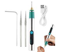 Stylo Graveur pour Matériaux,Machine à Graver Portable pour Débutants | Graveur avec 3 Vitesses et Rechargeable,pour Artistes, DIY, Bijoux, Bois, Verre, Pierre, Métal et Cuir