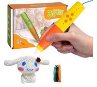Stylo impression 3D sur batterie pour enfants technologie basse temperature PCL, Stylo 3D sans fil et sans risque de brûlure