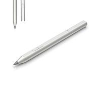Stylo inclinable MPP 2.0 rechargeable compatible avec les appareils à écran tactile HP | avec corps magnétique | avec 4096 niveaux de pression, fonction clic droit et effacement | Argenté (3J122AA)