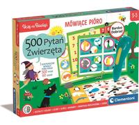 Stylo interactif parlant Clementoni - 500 questions fascinantes sur les animaux ! Découvrez le monde naturel avec un jouet éducatif qui amusera et enseignera à votre enfant !