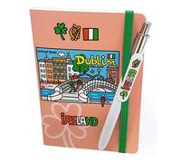 Stylo IRLANDE avec livre DUBLIN. NOTEBOOK & PEN DUBLIN. SOUVENIR IRLANDA.