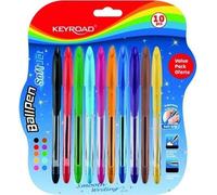 Stylo jet souple 0,7 mm 10 couleurs