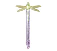 Stylo libellule Gleaming Wings, stylos libellule avec ailes mobiles (vert) | Stylo fantaisie libellule Fidget avec corps translucide, stylos à clic ailes de libellule pour journal, école, fournitures