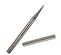 Stylo Liner Ultra Fin pour Nail Art, Manche Métal Noir, Tracé Précis
