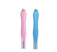 Stylo magnétique 3 en 1 en forme de cœur pour nail art - Cœur, nouvelles formes rondes et lignes, outil magnétique amélioré pour vernis gel œil de chat, aide à la pointe française, idéal pour le