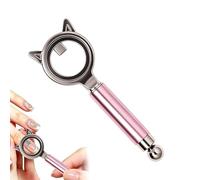 Stylo Magnétique À Ongles Portable Creux Circulaire Avec Poignée