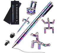 Stylo Magnetique Magic Pen, Stylo Aimanté, Stylo Ementer Anti Stress, Fidget Magnet, Créatifs Fidgi Pen, Cadeaux Pour Hommes, Femmes Ou Adolescent (Arc En Ciel)