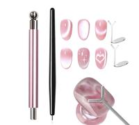 Stylo magnétique pour ongles Avec Double Embout Boule Métallique Portable