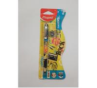 Stylo - MAPED - Tatoo Soft - Mine moyenne - Effaçable - Rechargeable (cartouche)