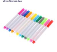 Stylo Marqueur Amovible, 12 Couleurs, Sans Poussière, Stylo À Craie Liquide Pour Autocollant Mural, Tableau Noir Effaçable Pour Chambre D'Enfants