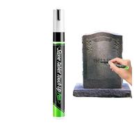 Stylo marqueur de pierre tombale doré, stylo de retouche de pierre étanche pour restaurer les inscriptions funéraires décolorées, stylos de peinture de coloriage de lettrage funéraire, séchage rapide