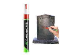 Stylo marqueur de pierre tombale doré, stylo de retouche de pierre étanche pour restaurer les inscriptions funéraires décolorées, stylos de peinture de coloriage de lettrage funéraire, séchage rapide