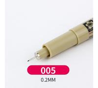 Stylo Marqueur D'encre Pigma Micron, 0.05 0.1 0.2 0.3 0.4 0.5 0.6 0.8, Pointe Différente, Fineliner Noir, Croquis, Marqueur D'art, 1 Pièce