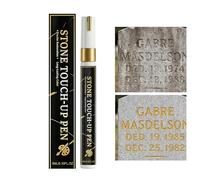 Stylo Marqueur Doré pour Pierre Tombale | Doré Longue Durée Résistant À La Décoloration - Stylo de Marquage pour Pierre Commémorative - Pour Tombale Métal Verre Tissu Restauration Extérieur Roc