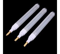 Stylo Marqueur Pour Peintures Acryliques À L'aquarelle, 3 Pièces, Pointe Plate De 4.5mm, Tube Vide