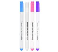 Stylo Marqueur Tissu Effaçable à l'Eau 4 Pièces | Crayon tailleur, encre soluble, séchage rapide, couture et cuir, quatre coloris