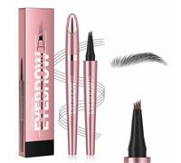 Stylo Microblading Pour Sourcils 2026,Crayon Microblading 3d Waterproof à 4 Pointes,Stylo De Teinture Sourcils,Pointe Micro-Fourche De PréCision Pour Des Traits Fins Imitant Les Poils(03)