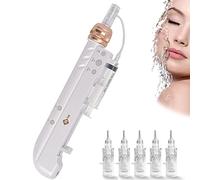 Stylo Microneedling - Pistolet d'injection LED 7 couleurs pour mésothérapie professionnelle MTS soins de la peau du visage, longueur de cartouche réglable