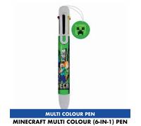 Stylo Minecraft 6 couleurs