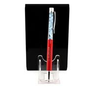 Stylo Minéraux Aigue-Marine Du Brésil. Couleur Bleu Marine.