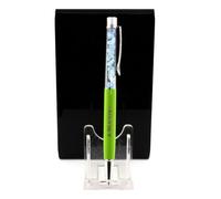 Stylo Minéraux Aigue-Marine Du Brésil. Couleur Vert Pomme.
