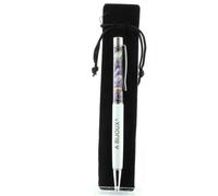 Stylo Minéraux Charoïte De Russie. Couleur Blanc.