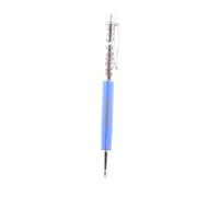 Stylo Minéraux Grenat Du Mozambique. Couleur Bleu.