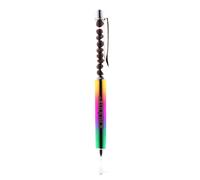 Stylo Minéraux Grenat Du Mozambique. Couleur Multicolore.