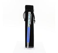 Stylo Minéraux Larimar De République Dominicaine. Couleur Bleu.