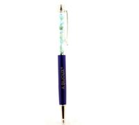 Stylo Minéraux Larimar De République Dominicaine. Couleur Bleu Marine.