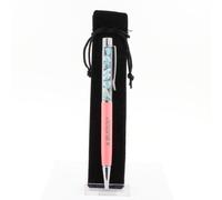 Stylo Minéraux Larimar De République Dominicaine. Couleur Rose.
