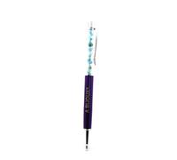 Stylo Minéraux Larimar De République Dominicaine. Couleur Violet.
