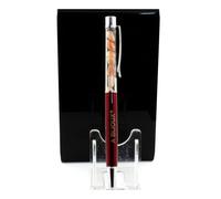 Stylo Minéraux Pierre De Soleil De Tanzanie. Couleur Rouge Bordeaux.