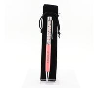 Stylo Minéraux Quartz Rose Du Brésil. Couleur Rose.