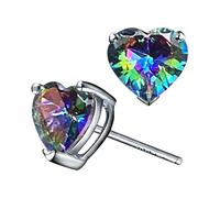 Stylo Moule Moules Perçant Bijoux With Women's Hearts Colorful And Earrings Heart Shaped Earrings With Their Cute Heart Shaped Shape Symbolize Love And Warm Trousse Trousse Perceuse (B, One Size)